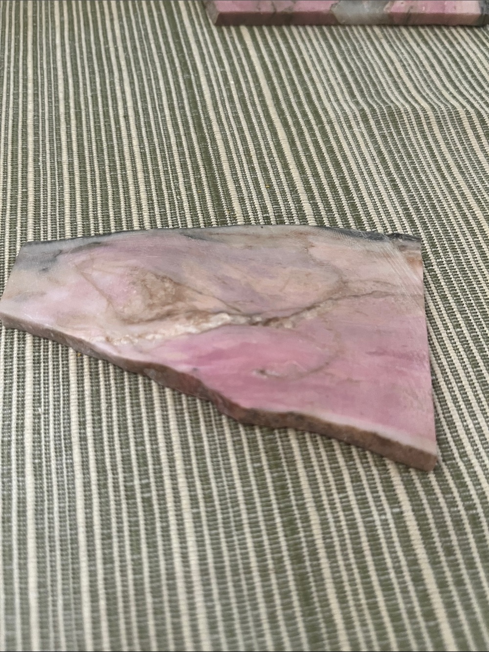 Pink Stone Slab Small Rhodonite? - Picture 2 of 3
